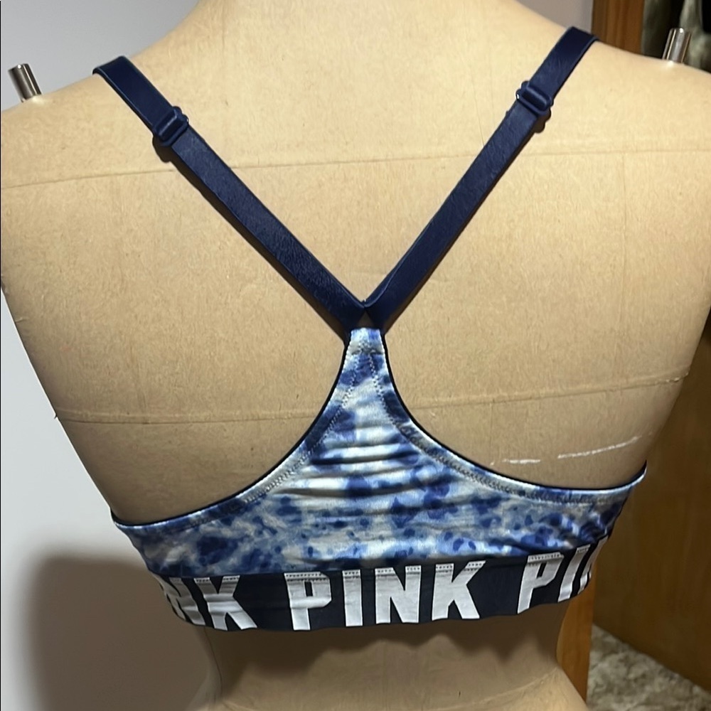 PINK Victoria's Secret Navy Tie-Dye Bra - Picture 3 of 5